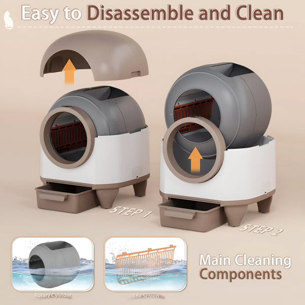 Cat Litter Box Automatic Self Cleaning App