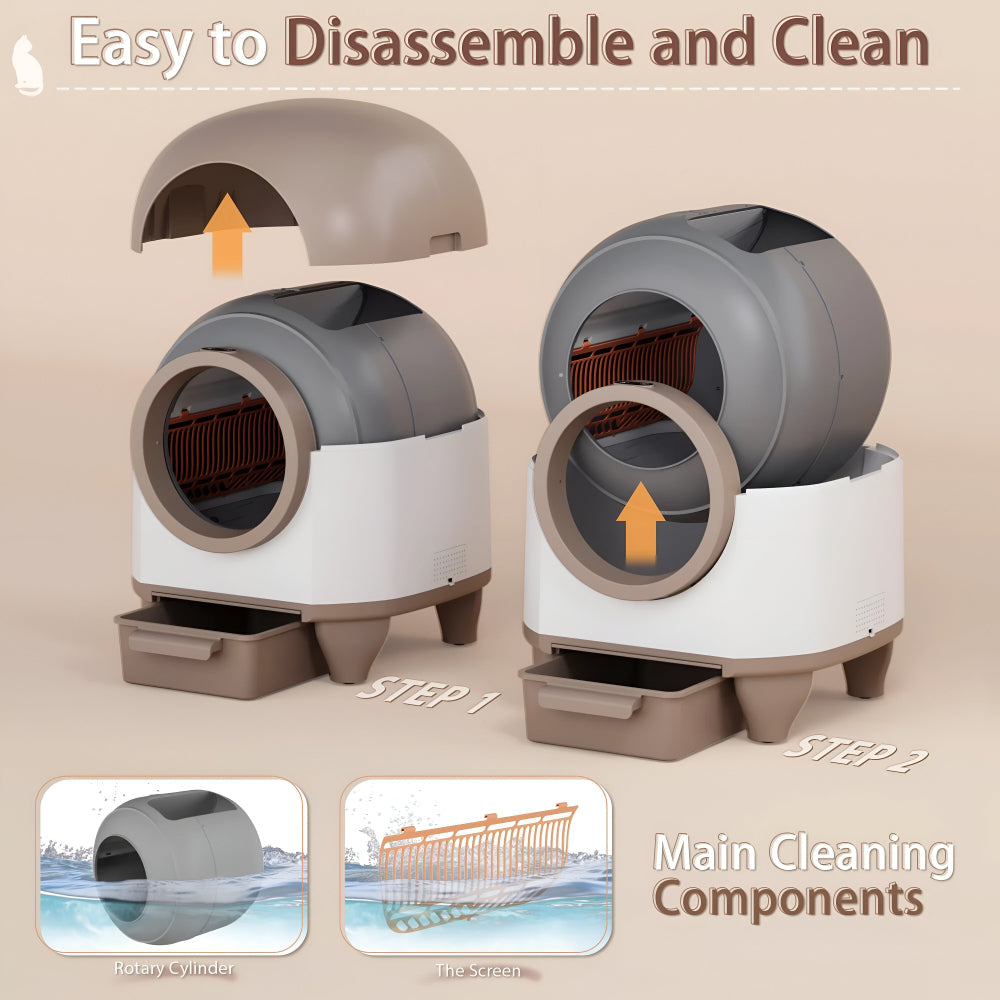Cat Litter Box Automatic Self Cleaning App