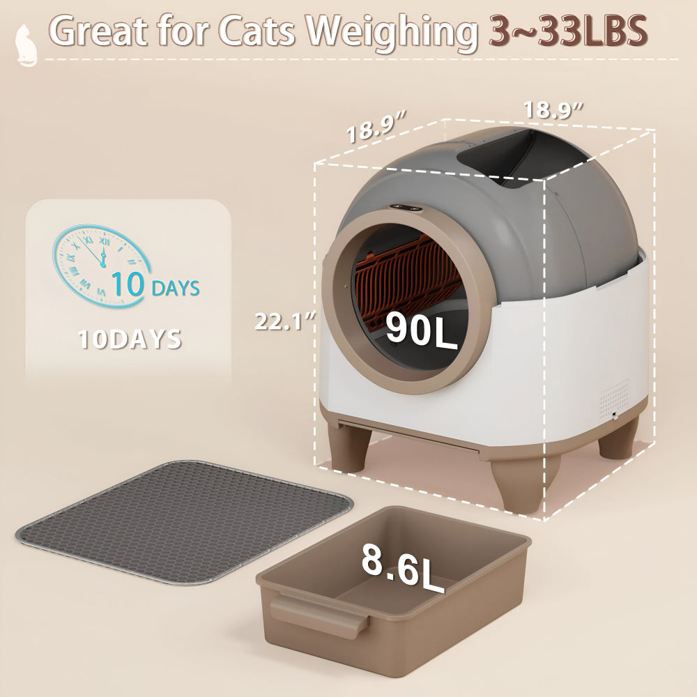 Cat Litter Box Automatic Self Cleaning App