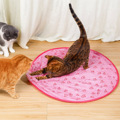 Cat Toy Interactive Play Mat Chase Ball