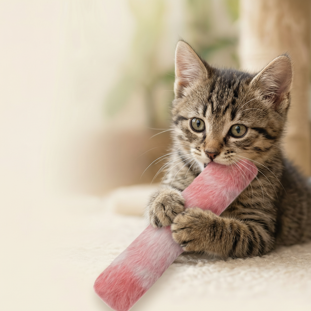Cat Toy Catnip Pillow Plush Interactive Chew