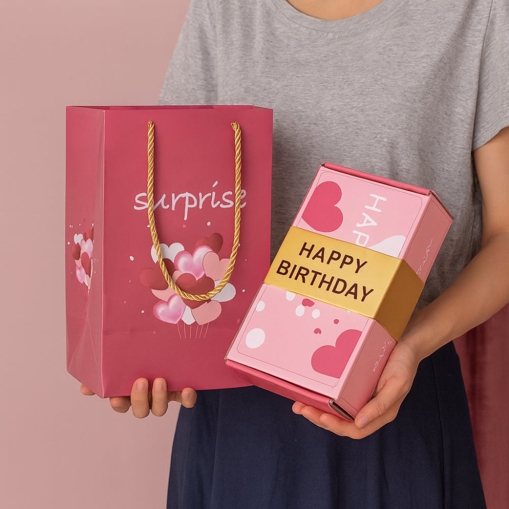 Celebration Gift Box Pop Up Surprise Card