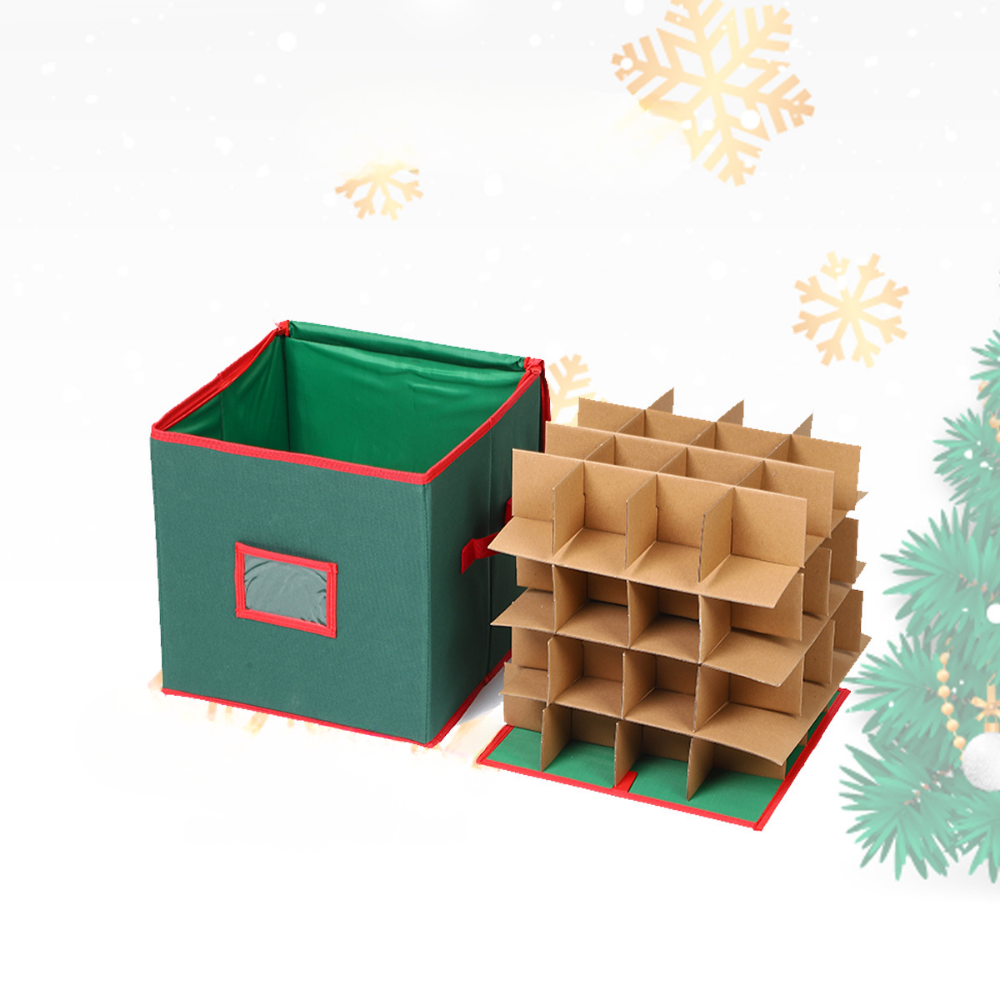 Christmas Ornament Storage Box Adjustable