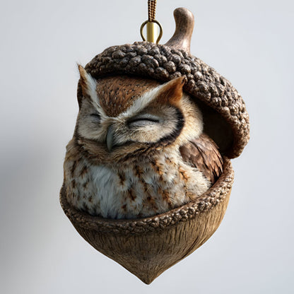 Christmas Ornaments Woodland Animal Acorn