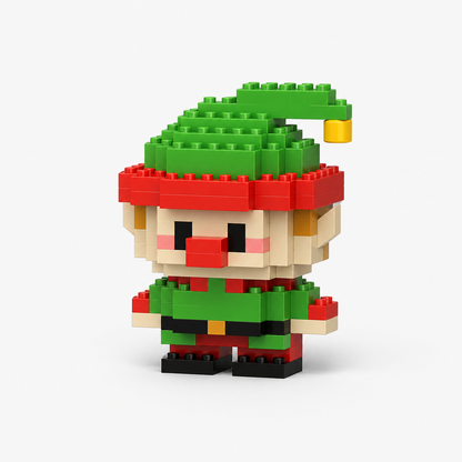 Christmas Building Blocks Set Fun Family