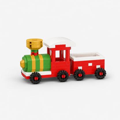 Christmas Building Blocks Set Fun Family