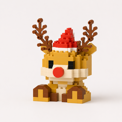 Christmas Building Blocks Set Fun Family