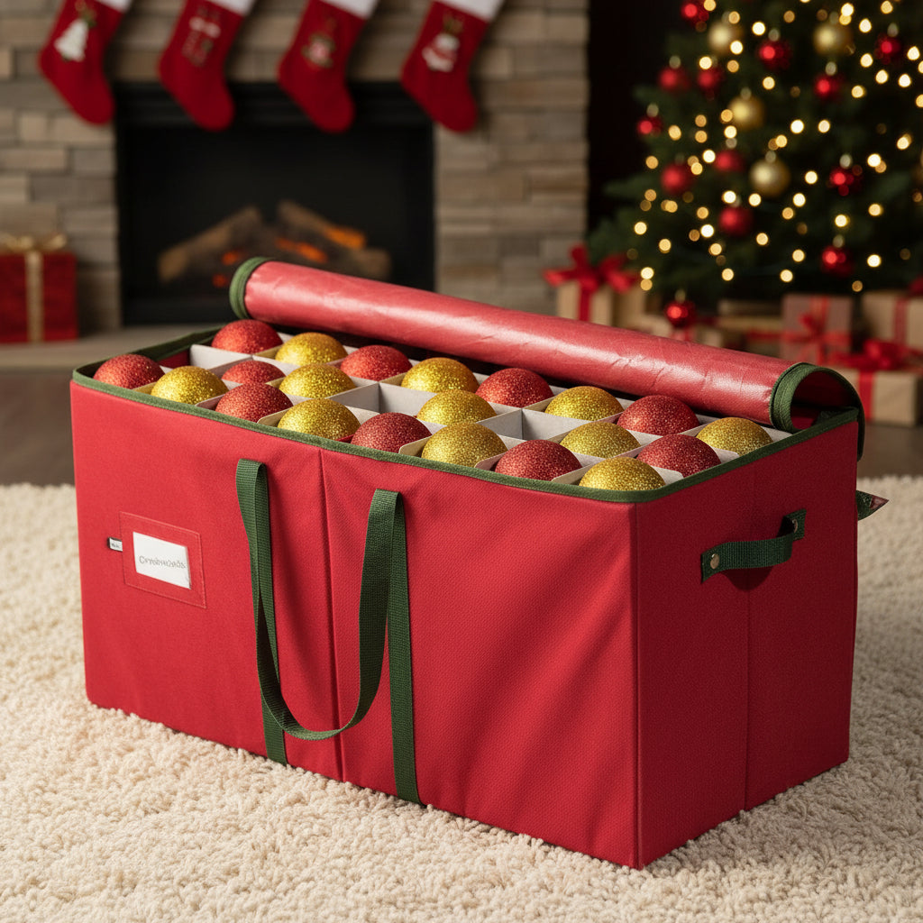 Christmas Ornament Storage Box Dividers