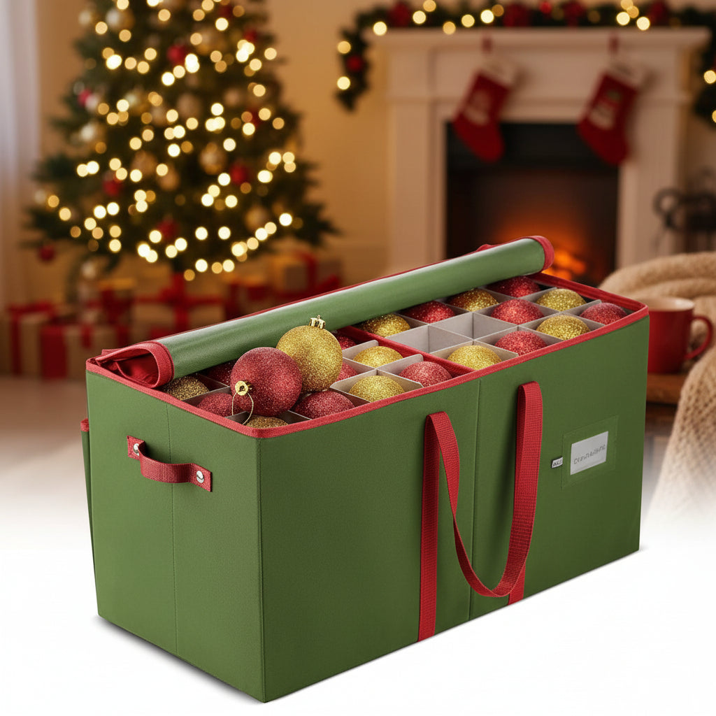 Christmas Ornament Storage Box Dividers