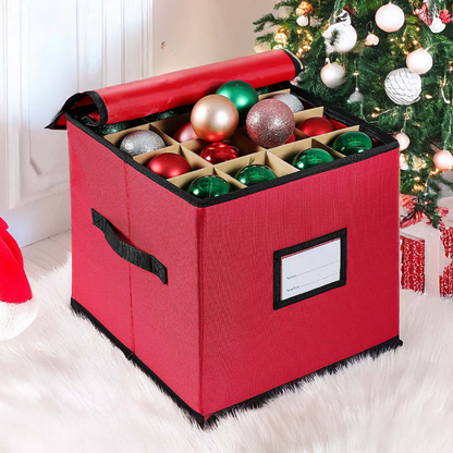 Christmas Ornament Storage Box Adjustable