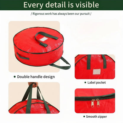 Ornament Storage Bag Polyester Christmas