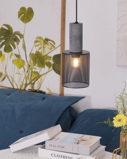 Urban Concrete Pendant Light Industrial LED