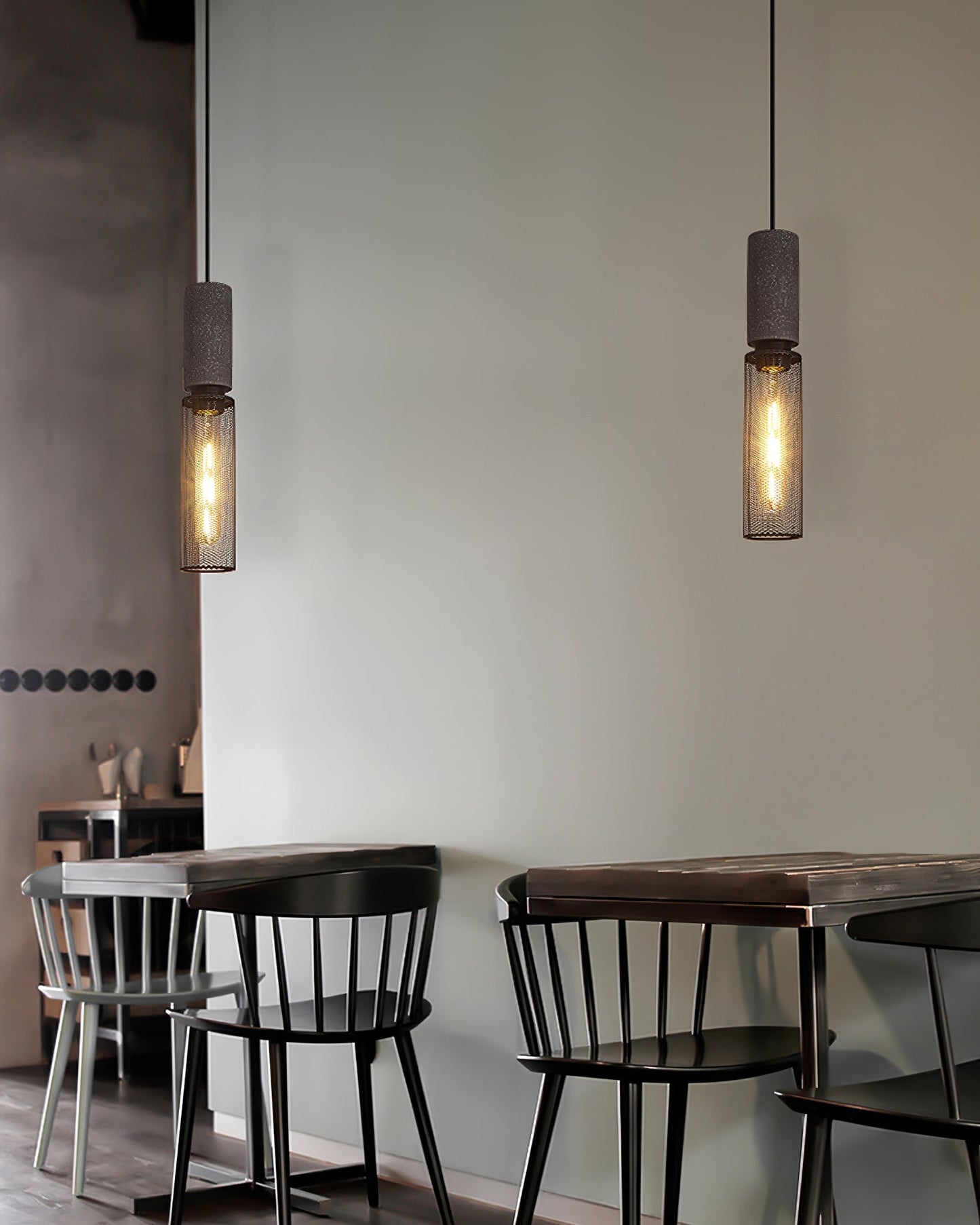Urban Concrete Pendant Light Industrial LED