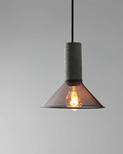 Urban Concrete Pendant Light Industrial LED