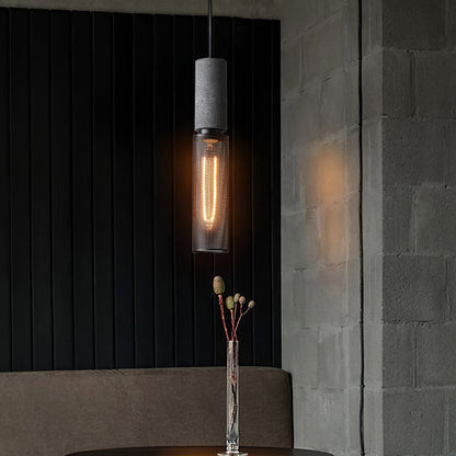 Urban Concrete Pendant Light Industrial LED