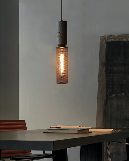 Urban Concrete Pendant Light Industrial LED