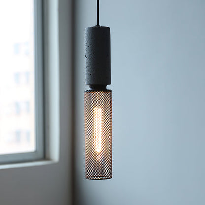Urban Concrete Pendant Light Industrial LED