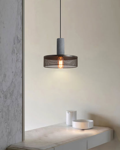 Urban Concrete Pendant Light Industrial LED