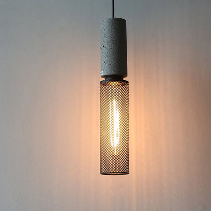 Urban Concrete Pendant Light Industrial LED