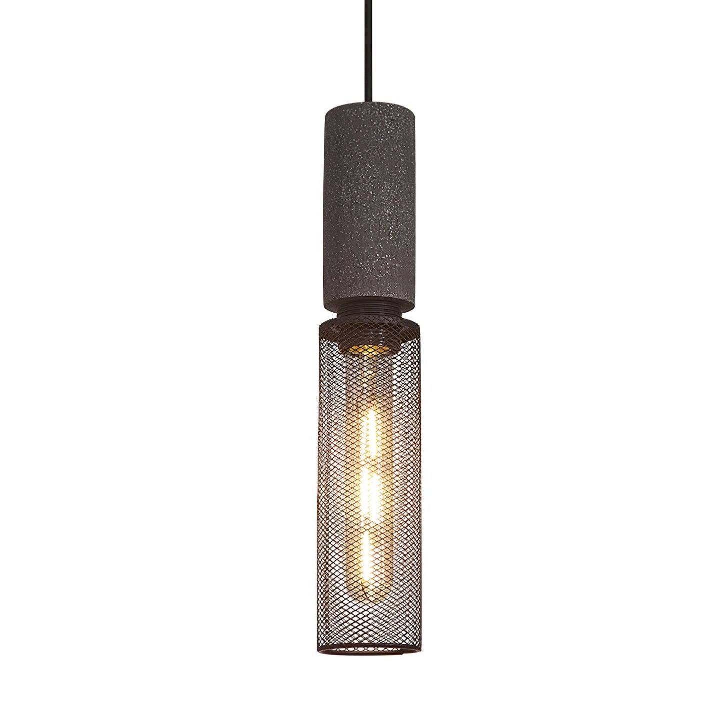 Urban Concrete Pendant Light Industrial LED
