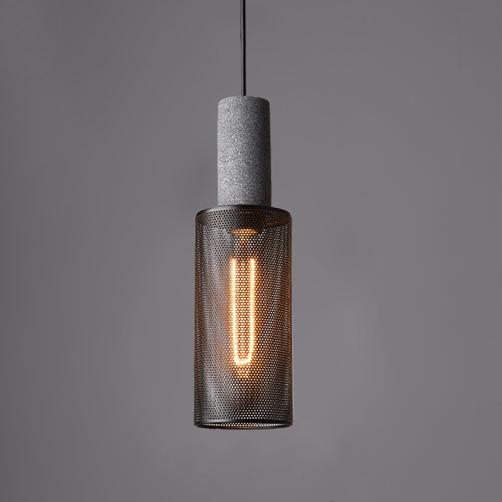 Urban Concrete Pendant Light Industrial LED