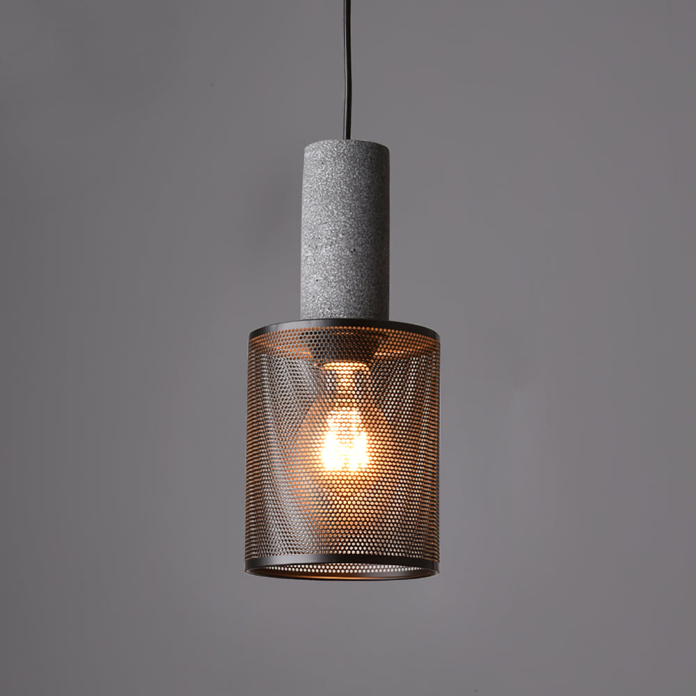 Urban Concrete Pendant Light Industrial LED