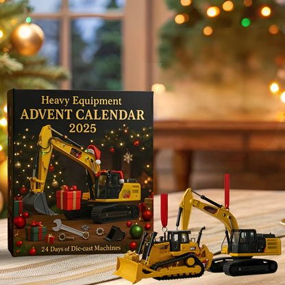 Construction Machinery Advent Calendar Mini
