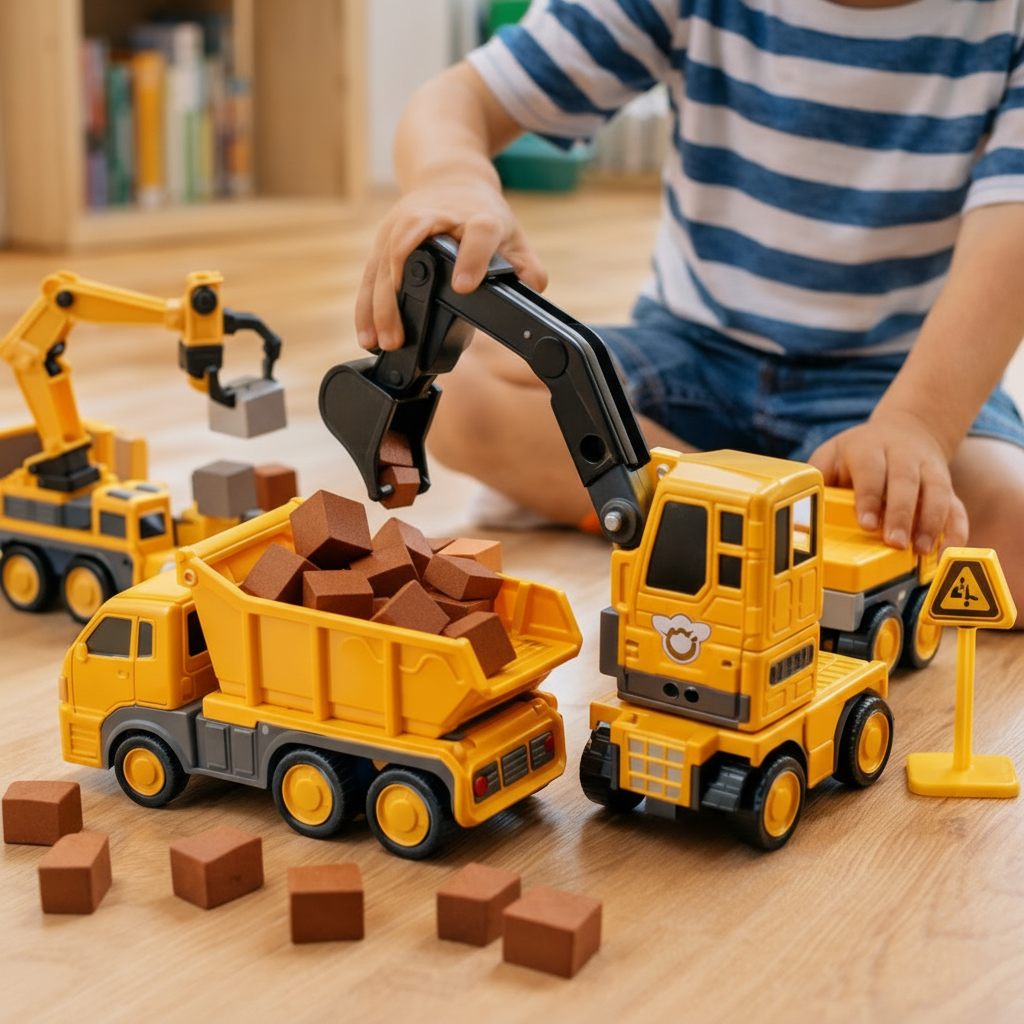 Toy Building Blocks Magnetic Vehicle Set