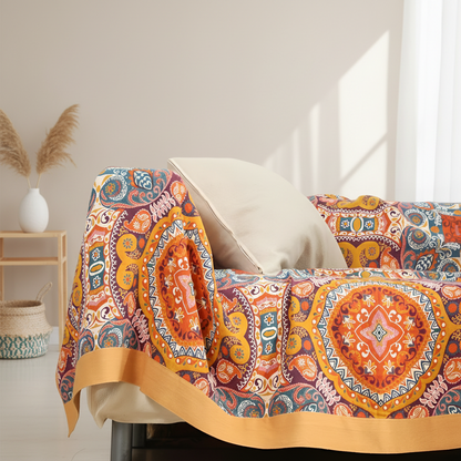 Boho Reversible Cooling Blanket Comfort