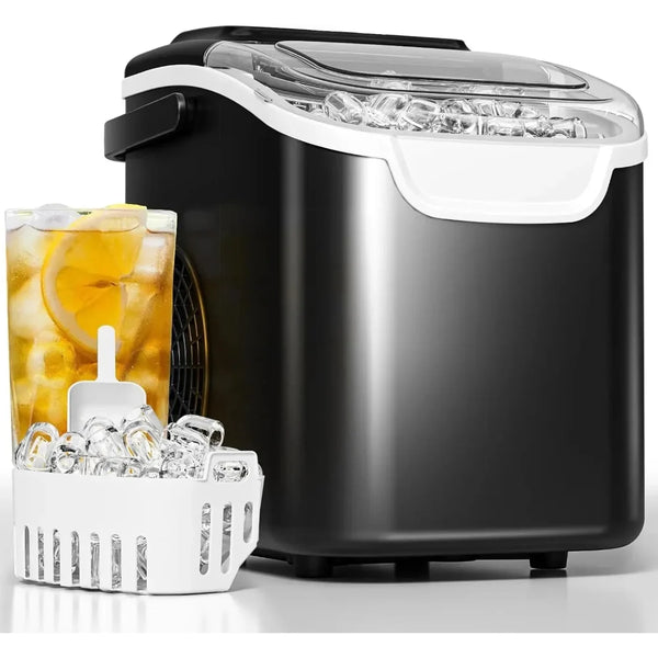 Countertop Ice Maker Nugget Portable Compact