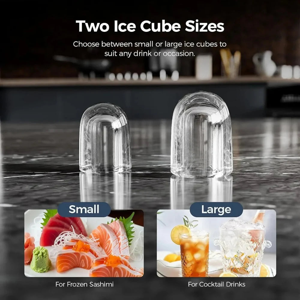 Countertop Ice Maker Nugget Portable Compact