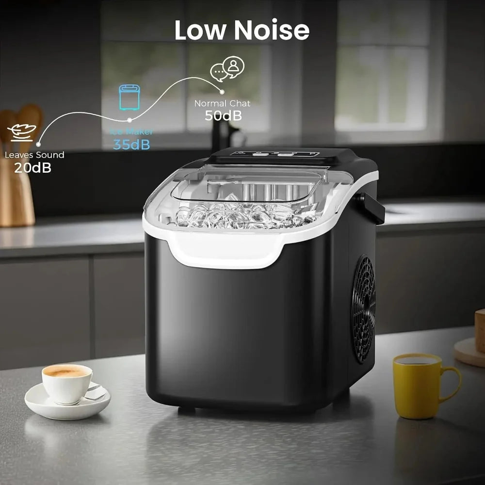 Countertop Ice Maker Nugget Portable Compact