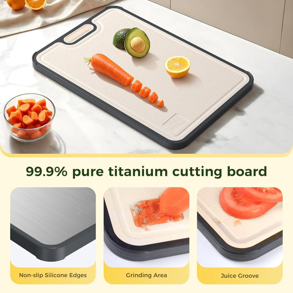 Cutting Board Double Sided Metal Kitchen