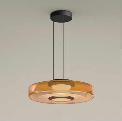 Glass Pendant Lamp Bauhaus Style Hanging