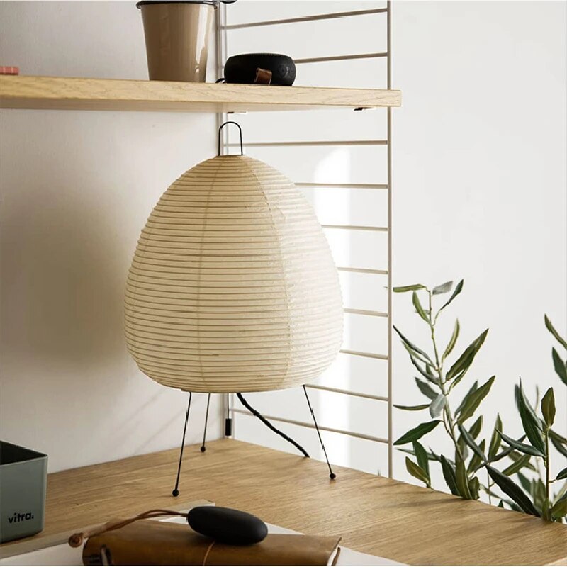 Japanese Rice Paper Table Lamp Minimalist