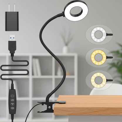 Desk Lamp Clip Flexible LED Reading Light