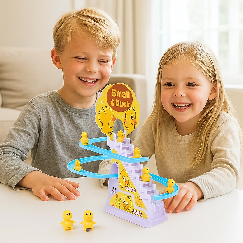 Kids Toy Duck Slide Interactive Music Light