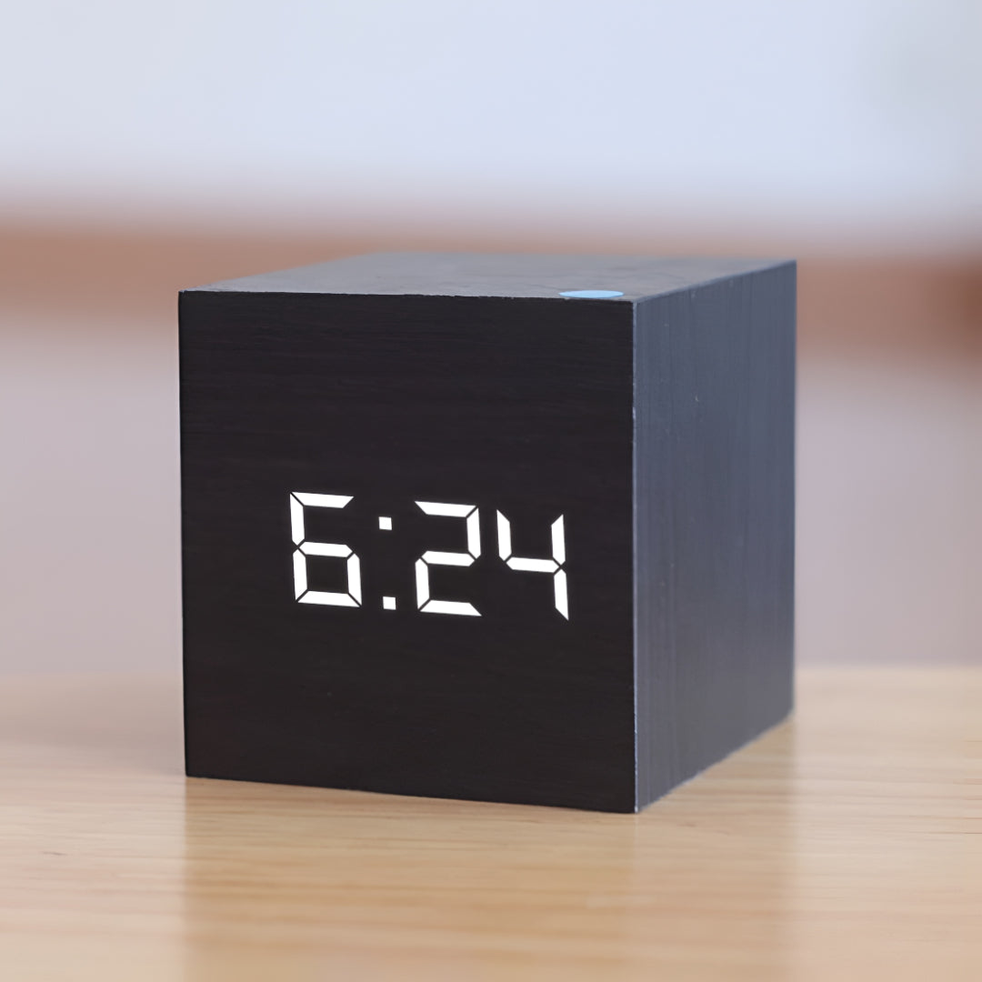 Digital Alarm Clock LED Display Desk