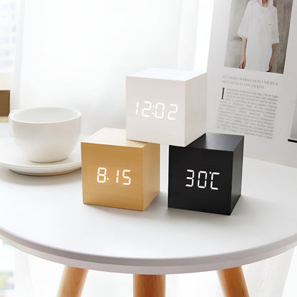 Digital Alarm Clock LED Display Desk
