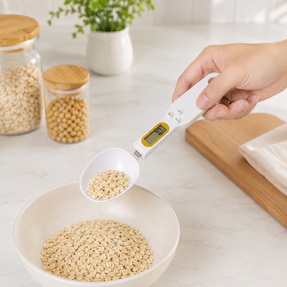 Digital Measuring Spoon Display Kitchen Tool