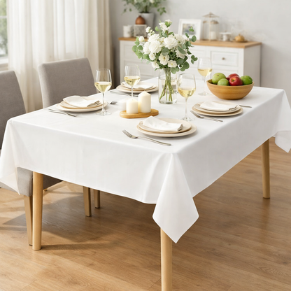 Disposable Plastic Tablecloths Set