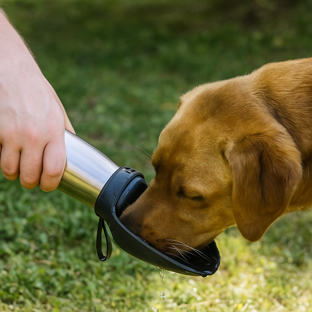 Dog Water Bottle Stainless Steel Travel
