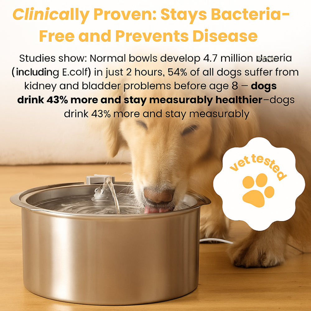 Pet Water Fountain Stainless Steel Automatic