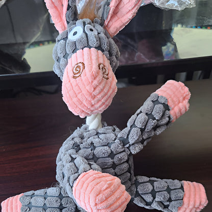Dog Toy Rope Animal Chew Squeaker