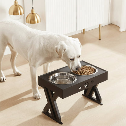 Dog Bowls Elevated Adjustable Pet Feeding