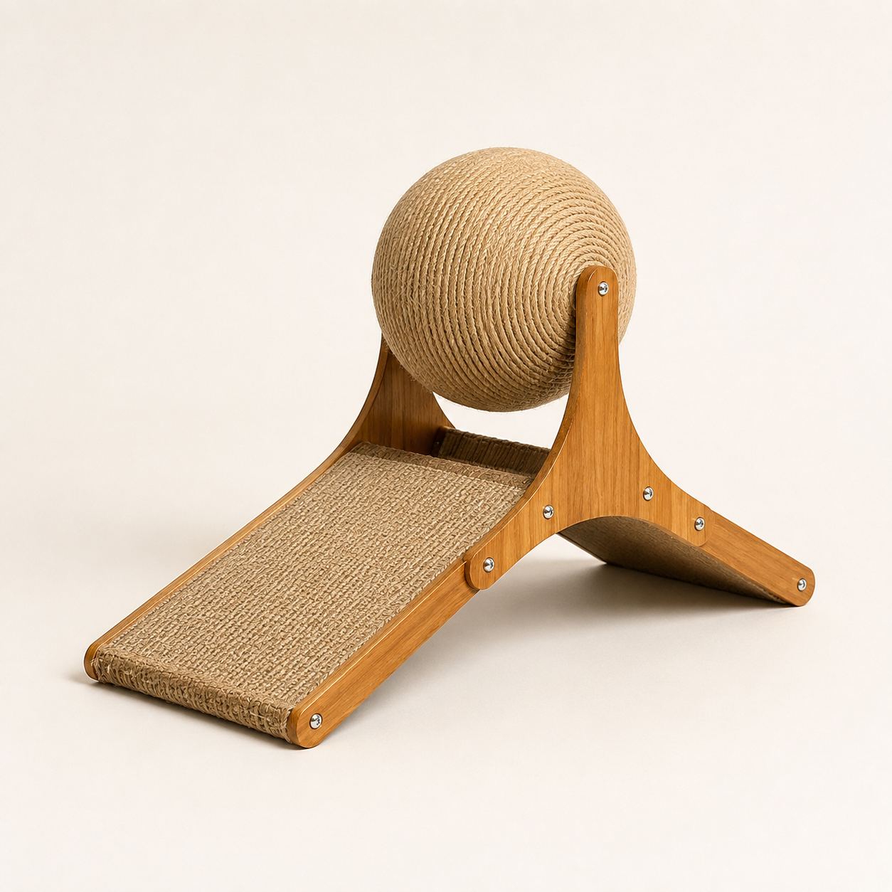 Dual Design Cat Scratching Toy Interactive