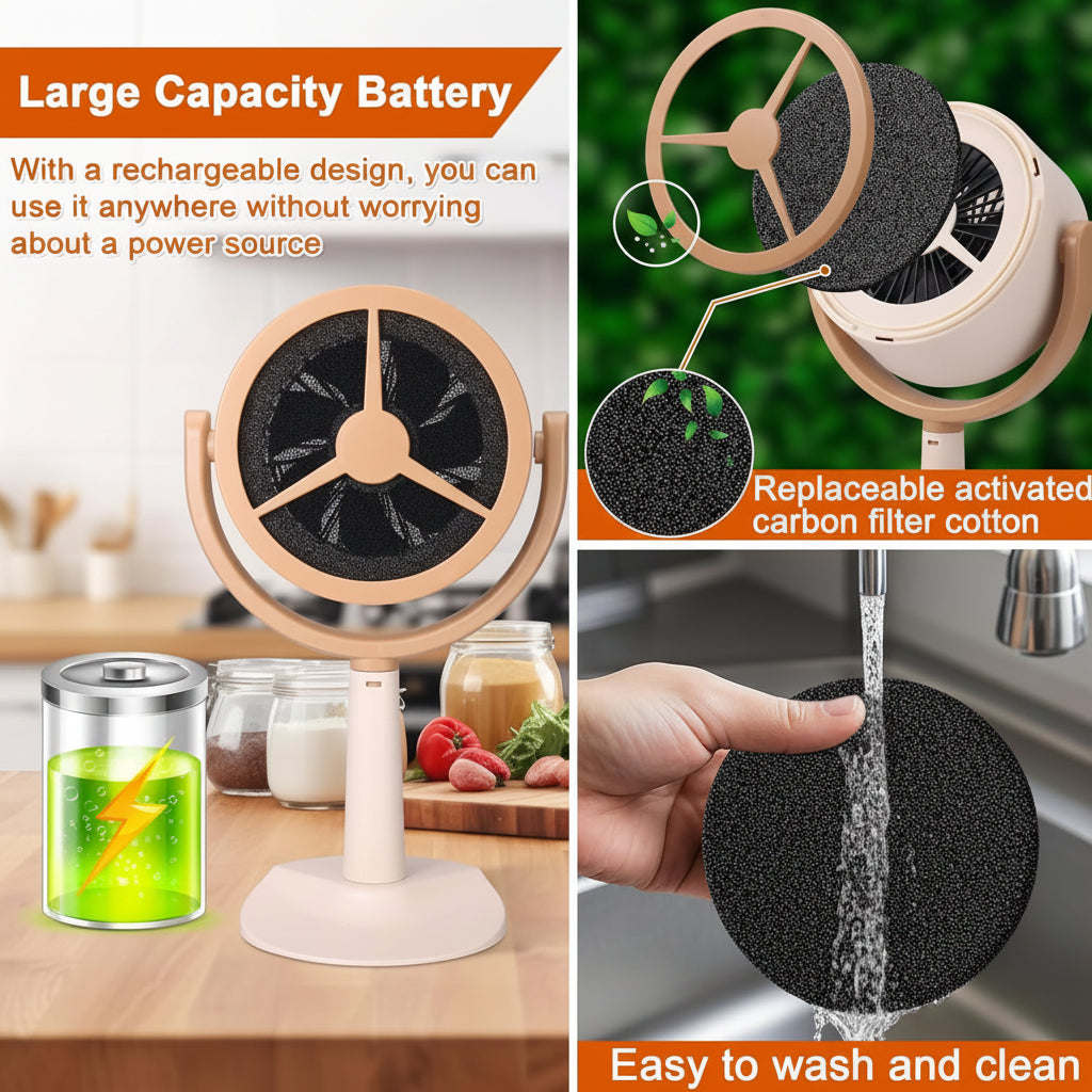 Portable Range Hood Rechargeable Kitchen