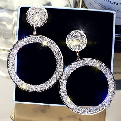 Earrings Mothers Day Gift Gold Rhinestone