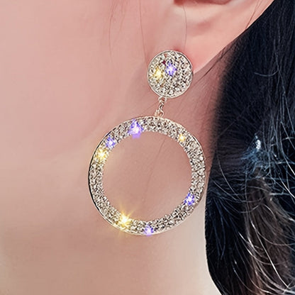 Earrings Mothers Day Gift Gold Rhinestone