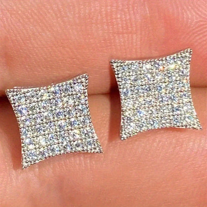 Earrings Mothers Day Gift Rhinestone Square